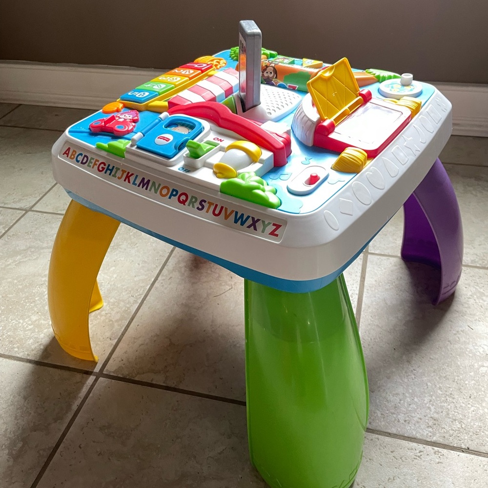 Interactive Learning Table for Kids - Multicolor